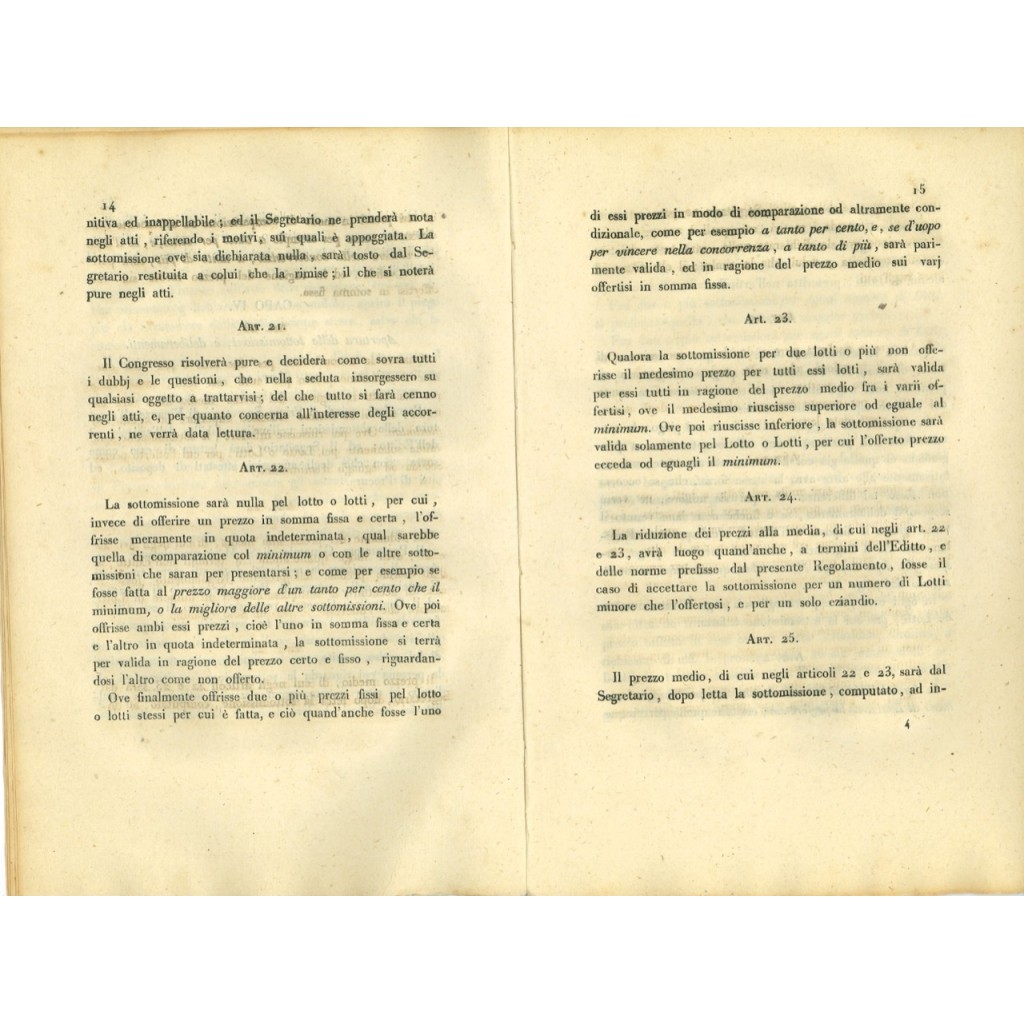 1831 - REGOLAMENTO ALIENAZIONE RENDITA DEBITO...