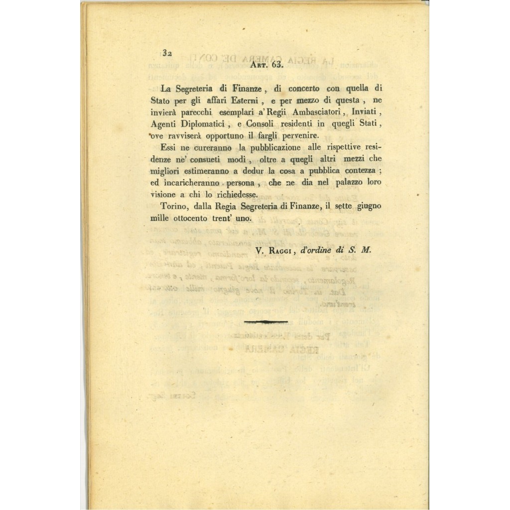 1831 - REGOLAMENTO ALIENAZIONE RENDITA DEBITO...