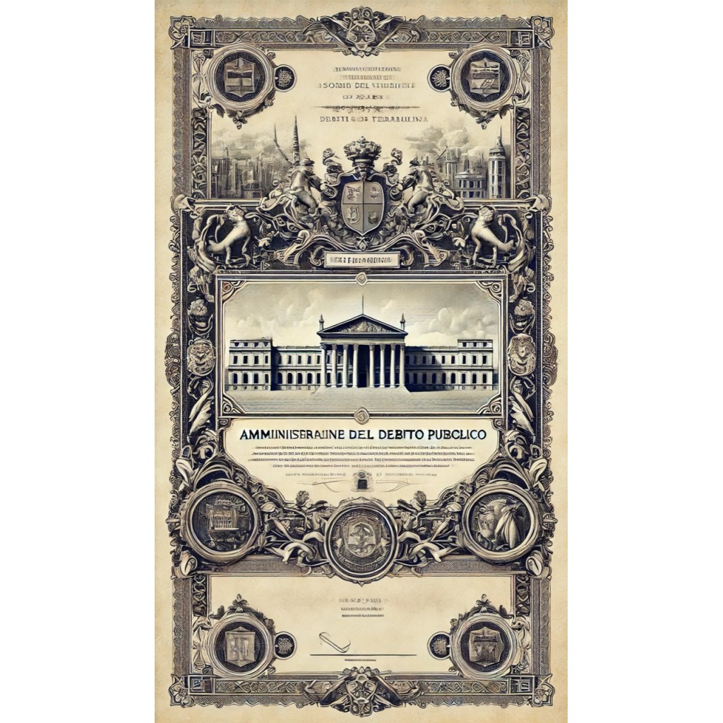 1849 - CEDOLA AL PORTATORE CON RENDITA - TORINO