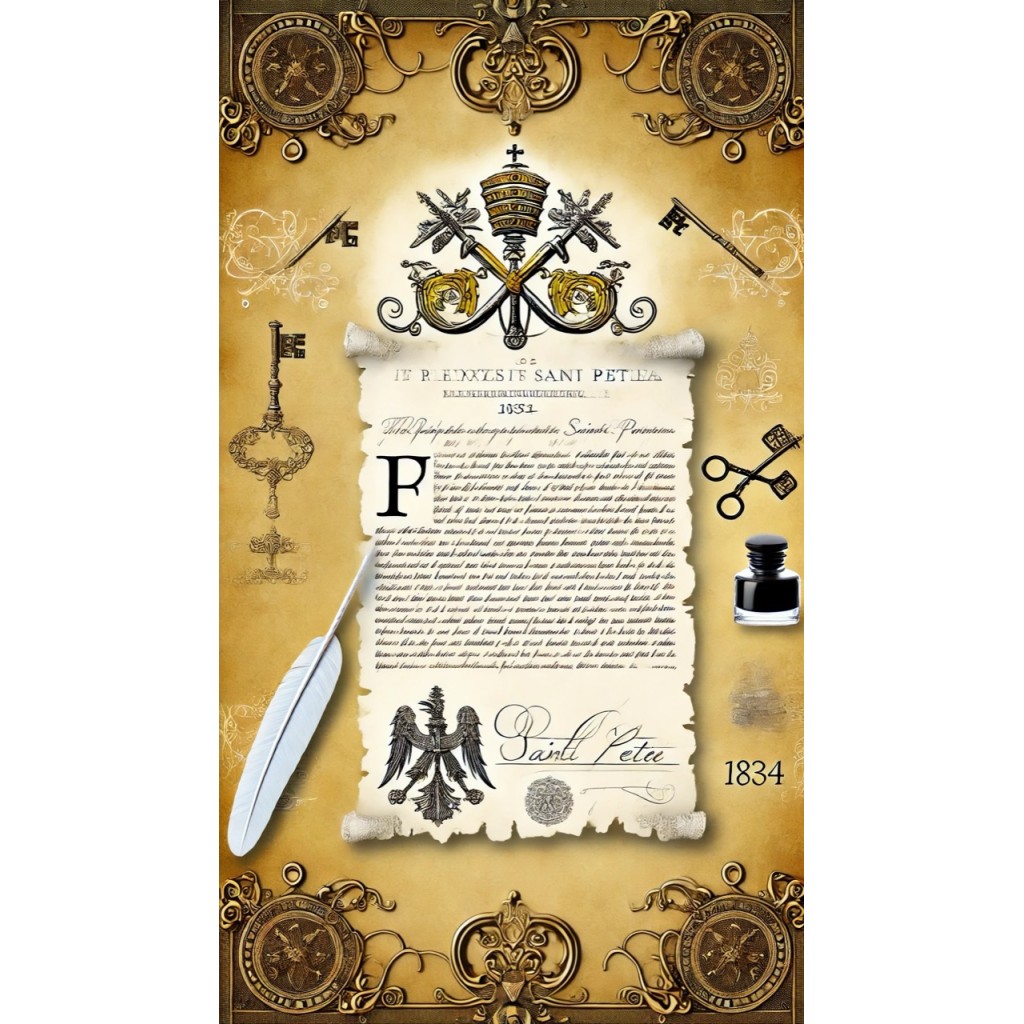 1860 - GOVERNO PONTIFICIO - CONS. ROMANO CERT....