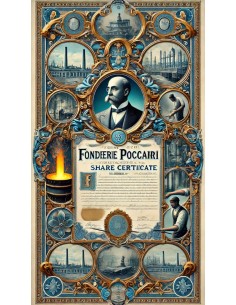 1906 - FONDERIE POCCARDI - 1 AZIONE - TORINO 2