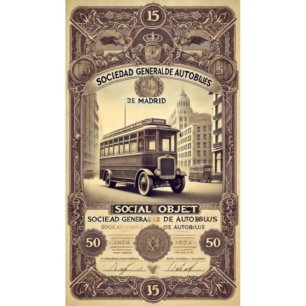 1922  - SOCIEDAD GENERAL DE AUTOBUSES DE MADRID...