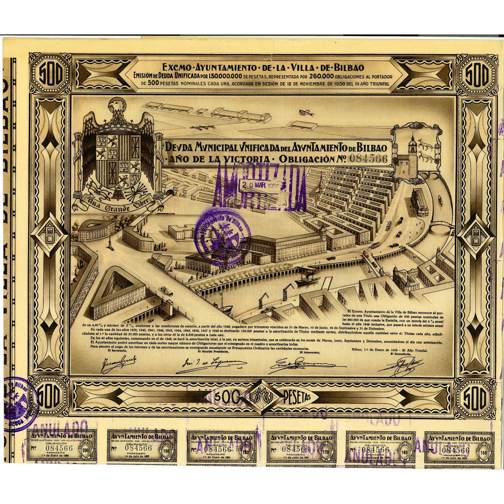 1939 - DEUDA MUNICIPAL UNIFICADA DEL...