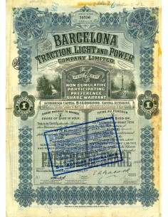 1925 - BARCELONA TRACTION, LIGHT AND POWER COMP. LIM.