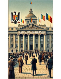 1922 - KINGDOM OF ROUMANIA EXTERNAL LOAN 4% 2