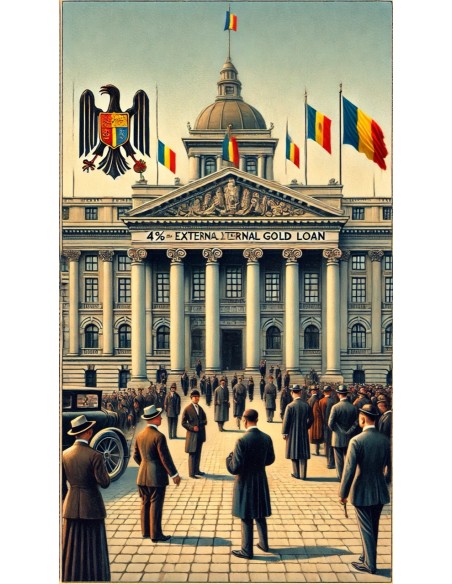 1922 - KINGDOM OF ROUMANIA EXTERNAL LOAN 4%