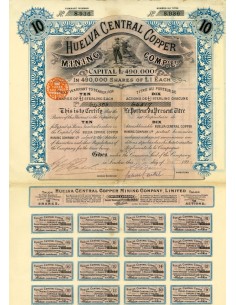 1899 - HUELVA CENTRAL COPPER MINING COMPANY