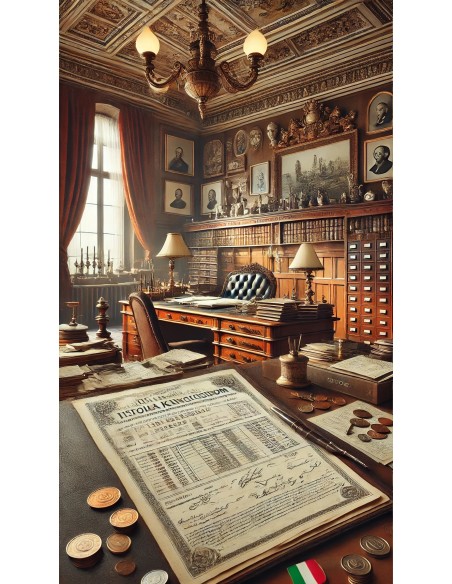 1920 - BUONO DEL TESORO QUINQUENNALE - 5 PER CENTO - 1000 LIRE