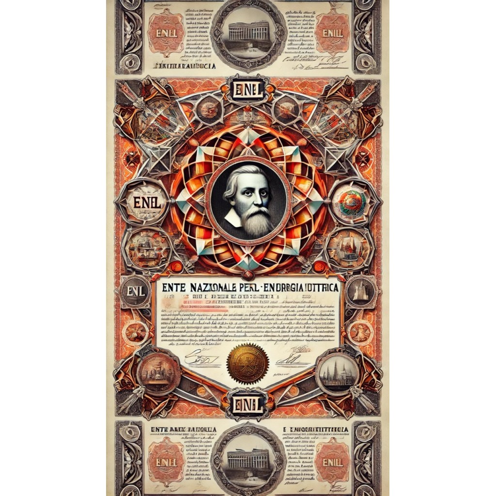 1977 - ENEL (GALILEO GALILEI) 1000 OBBLIGAZIONI...