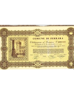 1929 - COMUNE DI FERRARA 3%