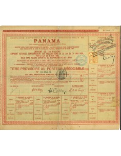 1888 - UNIVERSELLE DU CANAL INTERNAZIONAL DE PANAMA 1 AZIONE