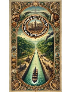 1888 - UNIVERSELLE DU CANAL INTERNAZIONAL DE PANAMA 1 AZIONE 2
