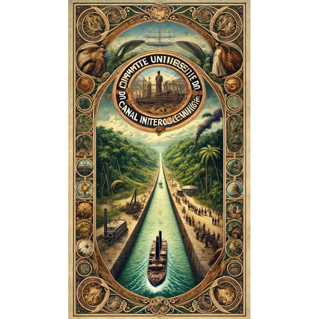 1888 - UNIVERSELLE DU CANAL INTERNAZIONAL DE...