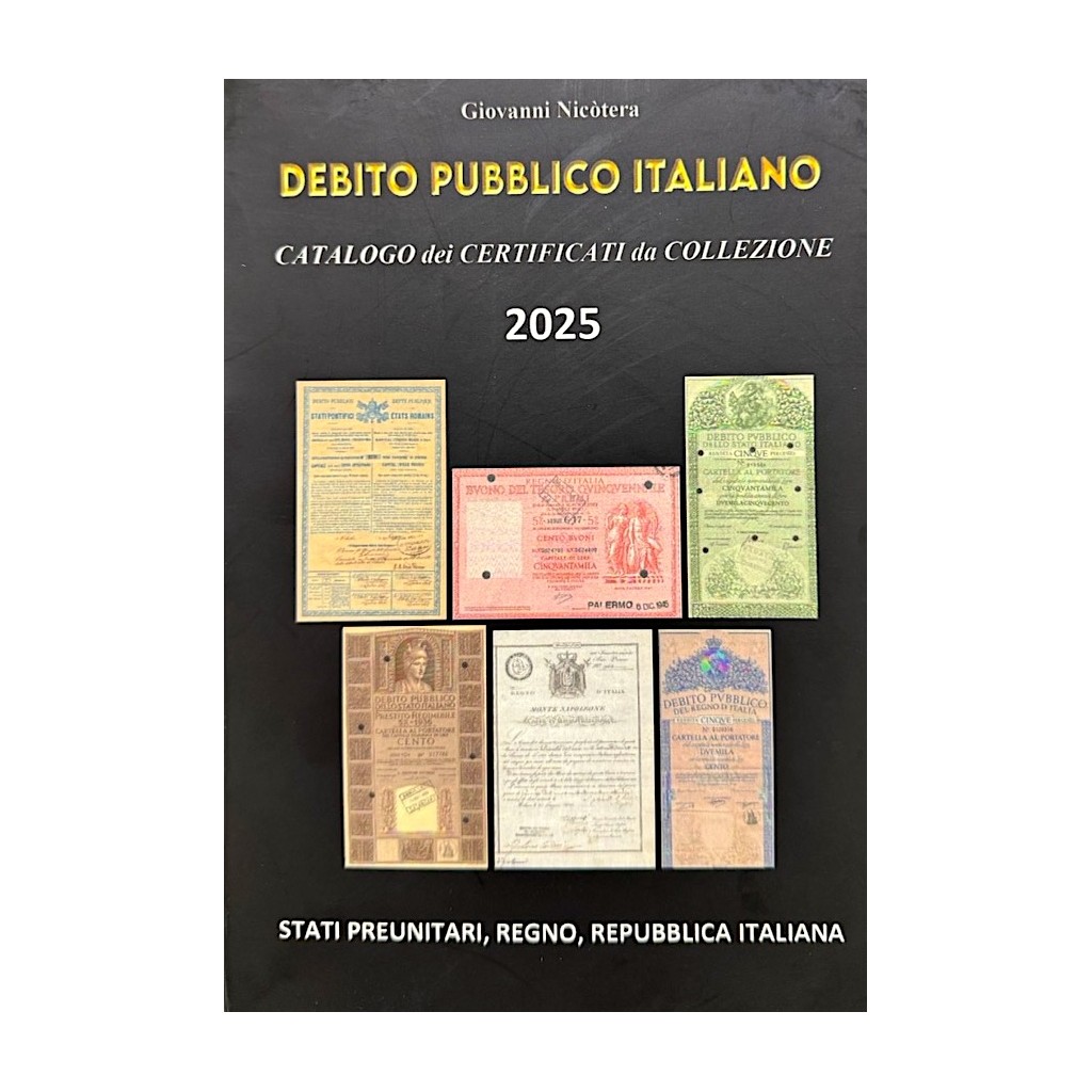 2025 - CATALOGO DEI CERTIFICATI DI DEBITO...