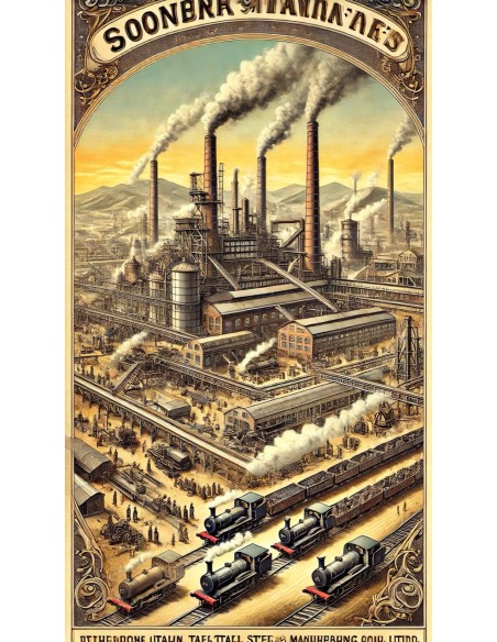 1892 - THE BONARA ITALIAN STEEL & TIN PLATE MANUFACTURING Co. ITALIA / INGLESE - 5 azioni