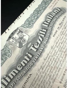 STABILIMENTI TESSILI ITALIANI - 1 AZIONE MILANO 1931 2