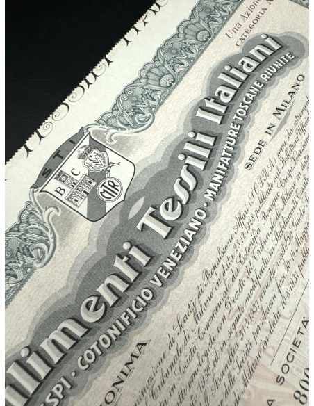 1931 - STABILIMENTI TESSILI ITALIANI - 1 AZIONE MILANO