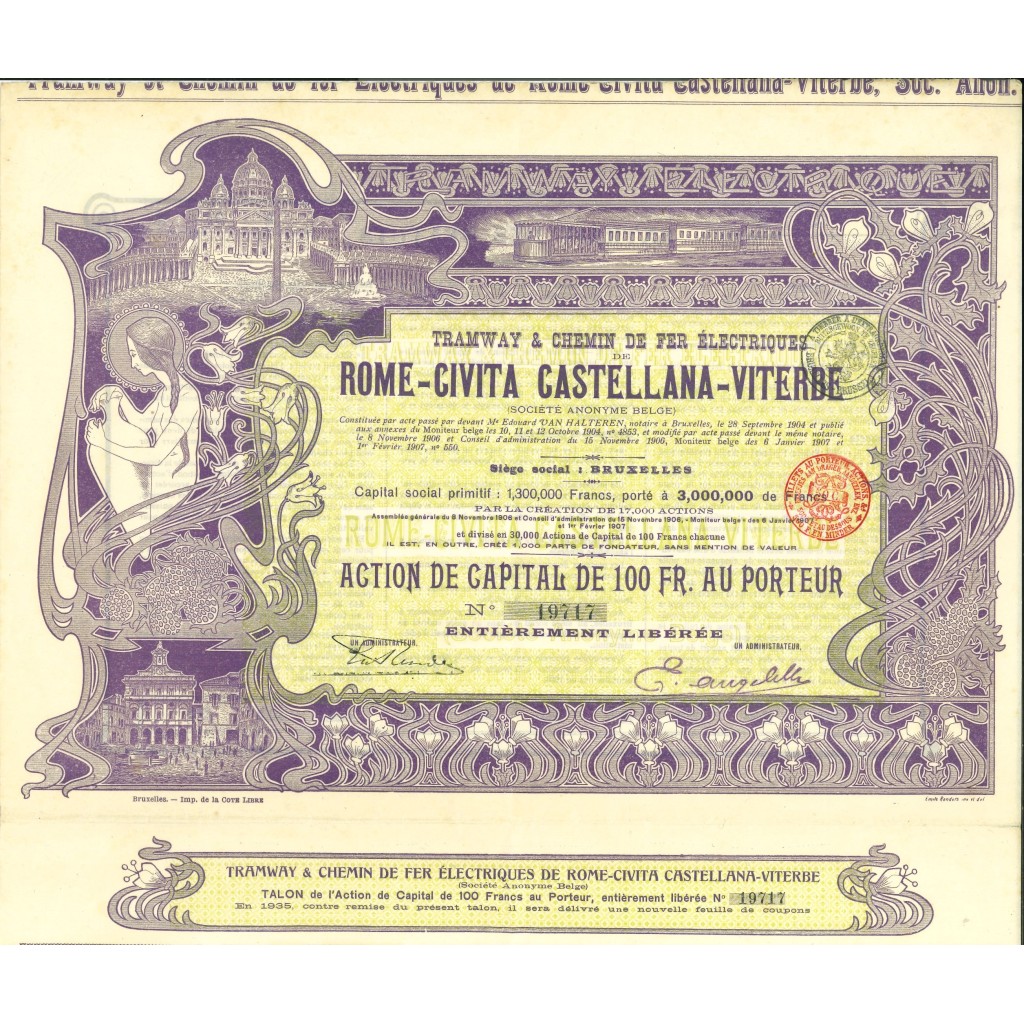 1904 - TRAMWAY & CHEMIN DE FER ELECTRIQUES...