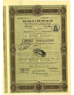 SOC. ITALIANA PER LE STRADE FERRATE DELLA SICILIA 5...