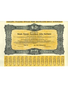 1888 - ITALIANA PER LE STRADE SECONDARIE DELLA SARDEGNA -...