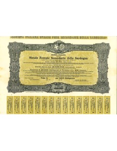 1893 - ITALIANA PER LE STRADE SECONDARIE DELLA SARDEGNA -...