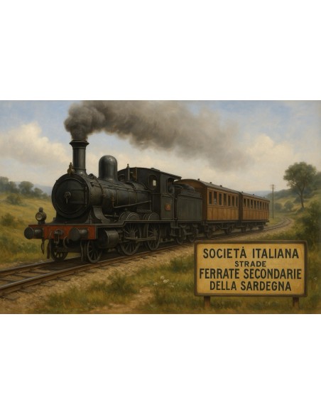 1893 - ITALIANA PER LE STRADE SECONDARIE DELLA SARDEGNA - EMISS. 40000 OBBLIG. DI LIRE 500 - 10 OBBLIGAZIONE