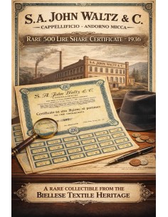 1936 - JOHN WALTZ & C. SOC. ANON. HAT FACTORY - ADORNO... 2