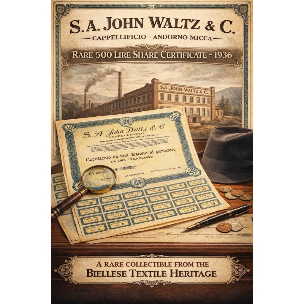 1936 - JOHN WALTZ & C. SOC. ANON. HAT FACTORY -...