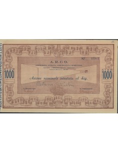 A.R.C.O. ASSISTENZA ROMANA COOP. OPERATORI 1 AZIONE ROMA 1948