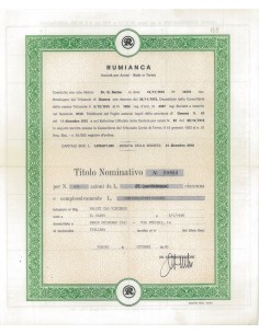 RUMIANCA - 801 AZIONI TORINO 1980