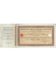 OFFICINE MECCANICHE ITALIANE - AZIONI R. EMILIA 1904