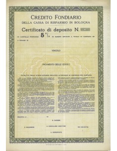 CREDITO FOND. CASSA RISP. FOND. IN BOLOGNA DEPOSITO 5%