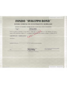 FONDO SVILUPPO BOND - QUOTE DI PARTECIPAZIONE 1983