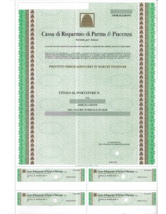 CASSA DI RISP. DI PARMA E PIACENZA - OBBLIGAZIONI