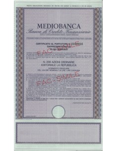 MEDIOBANCA - 10000 WARRANT DI 200 AZIONI - MILANO