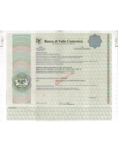 BANCA DI VALLE CAMONICA - OBBLIGAZIONI BRENO 1996