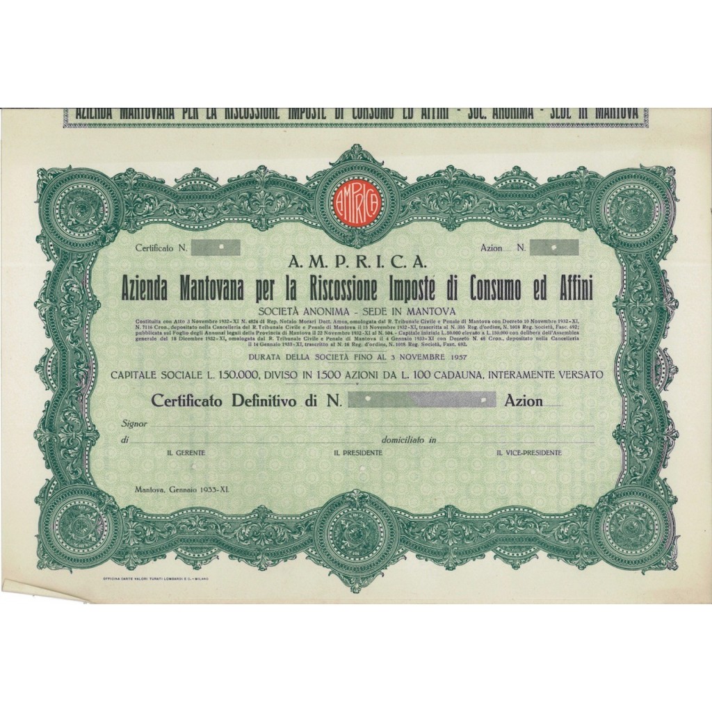 A.M.P.R.I.C.A. - AZIONI MANTOVA 1933