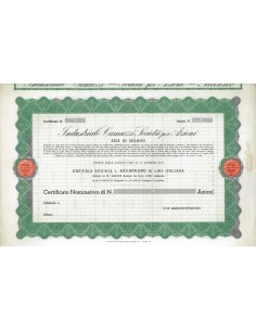 INDUSTRIALE CAMUZZI SPA - AZIONI MILANO 1929