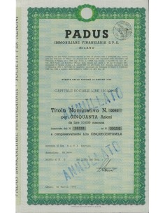 PADUS - 50 AZIONI MILANO 1965