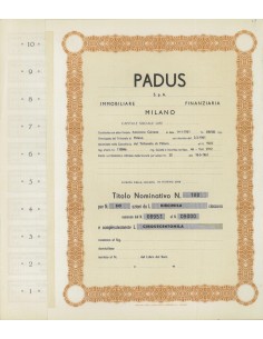 PADUS - 50 AZIONI MILANO 1961