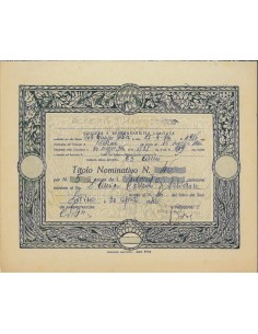 SOC. COP. DI PROD-LAVORO E CON. IL REDUCE" - 5 AZIONI LATINA 1946"