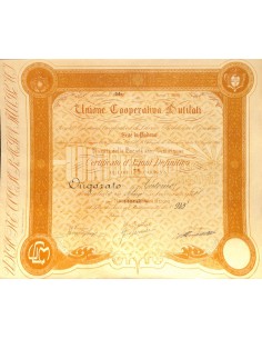 UNIONE COOP. MUTILATI 1 AZIONE PADOVA 1919