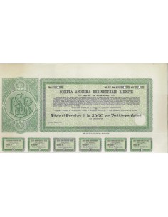 SOC. ANON. ROBINETTERIE RIUNITE - 25 AZIONI MILANO 1926