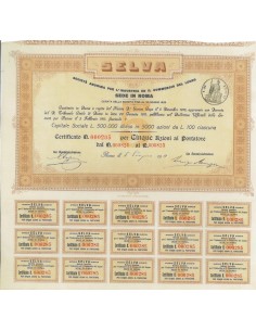 SELVA - 5 AZIONI - ROMA 1911