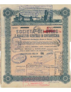 SOC. DEI SYLOS E MAGAZZINI GENERALI - AZIONI ROMA 1931