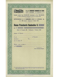 SAFFA SPA FABBRICHE FIAMMIFERI ED AFFINI - AZIONI MILANO 1946