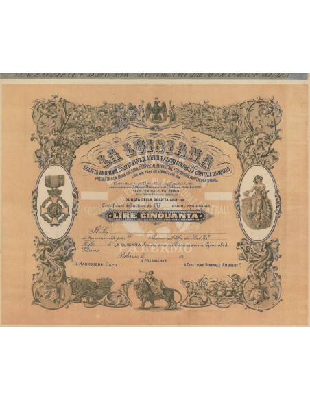 LA LUISIANA - AZIONI PALERMO 1907