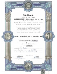 SAMMA MODELLATORI MECCANICI ED AFFINI 1 AZIONE TORINO 1965