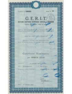 G.E.R.I.T. 10 AZIONI ROMA 1969