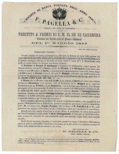 CIRCOLARE CONCORSO DISTRIB. A PREMI 1 MAGGIO 1867